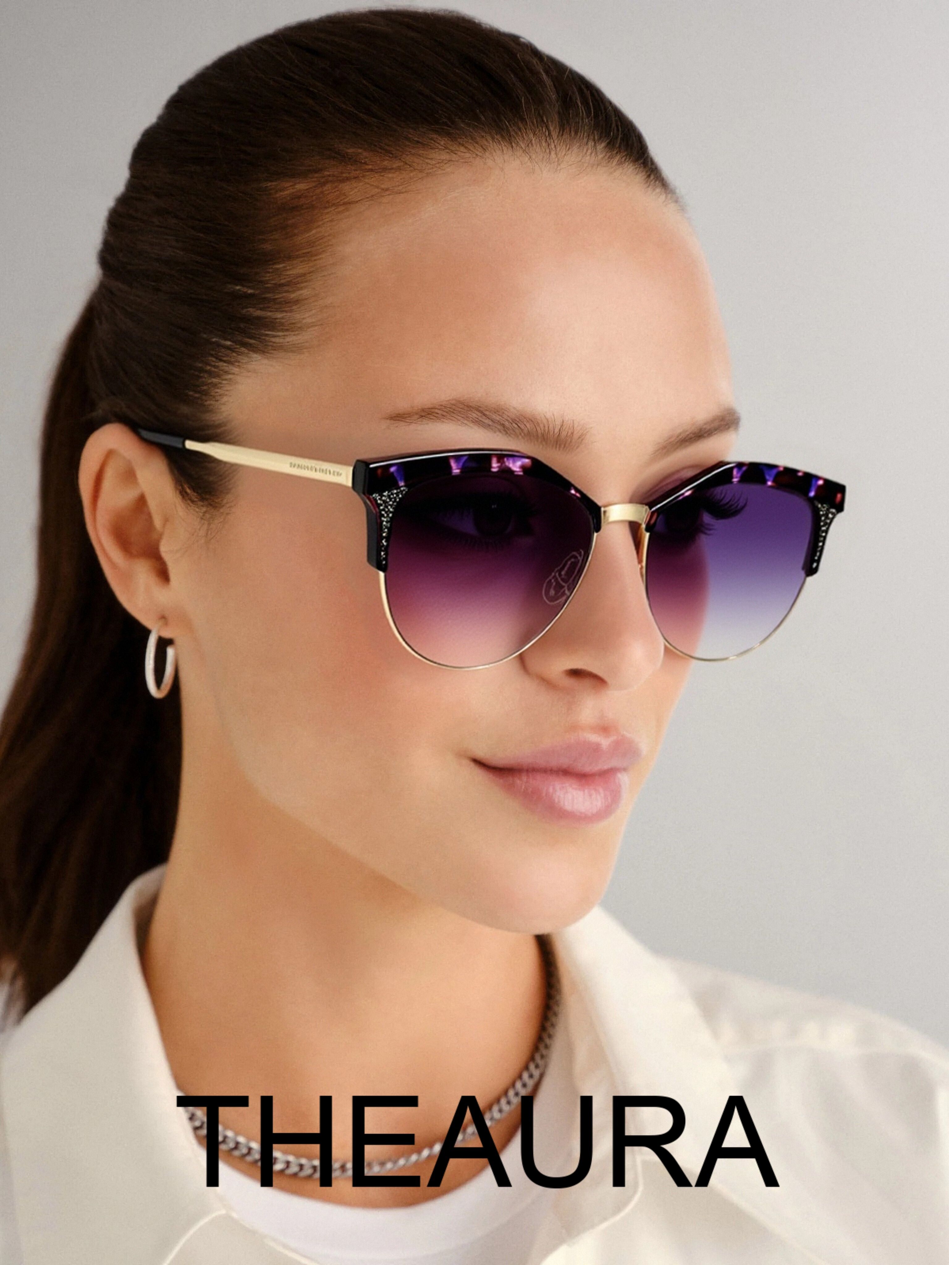 The Aura очки солнцезащитные H8622ND55