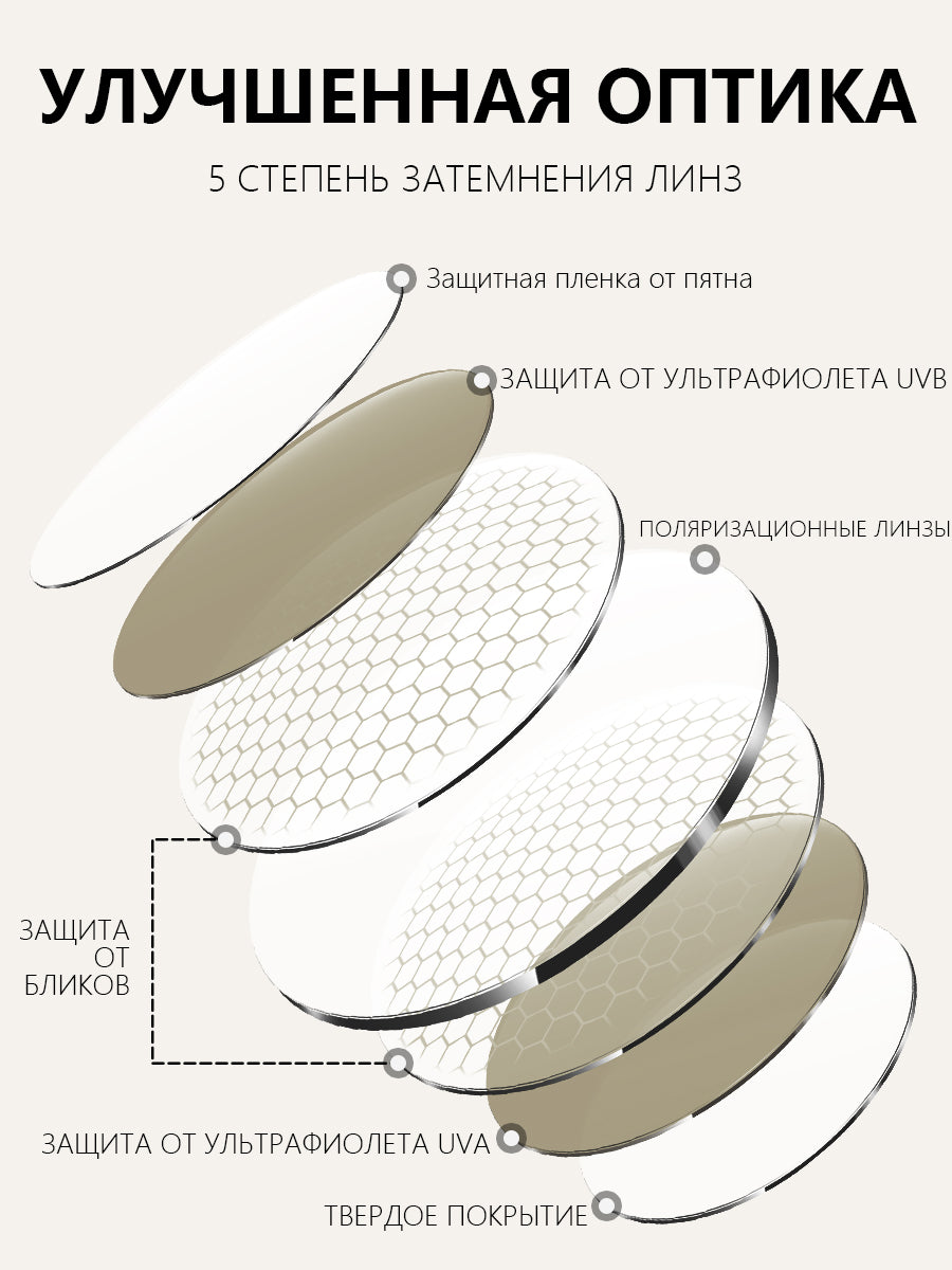 The Aura очки солнцезащитные H8617TD57