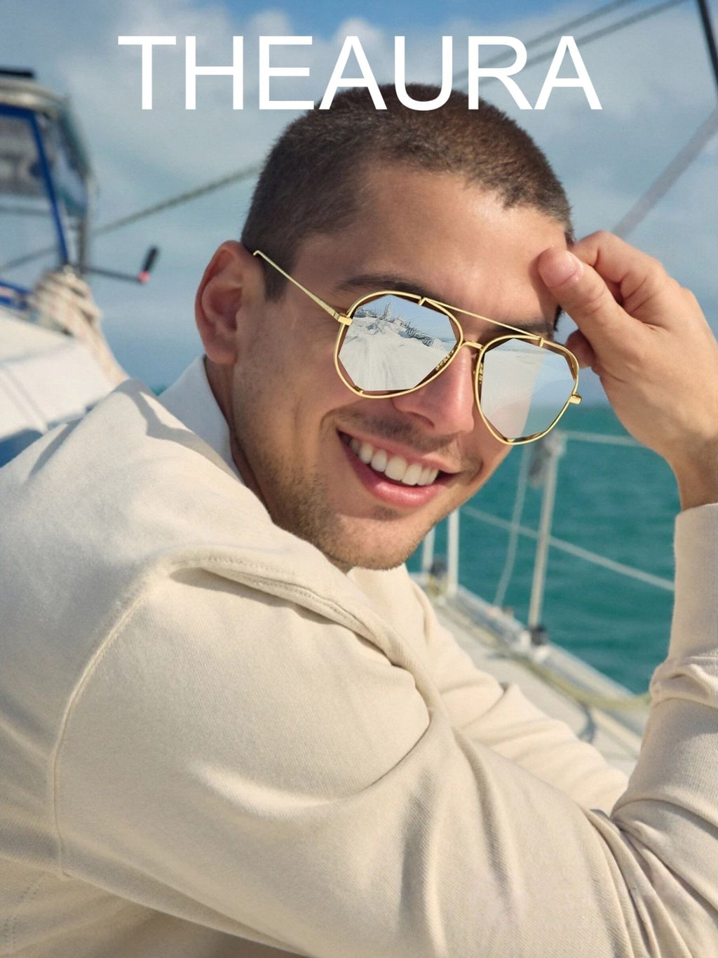 The Aura очки солнцезащитные H8607HD22