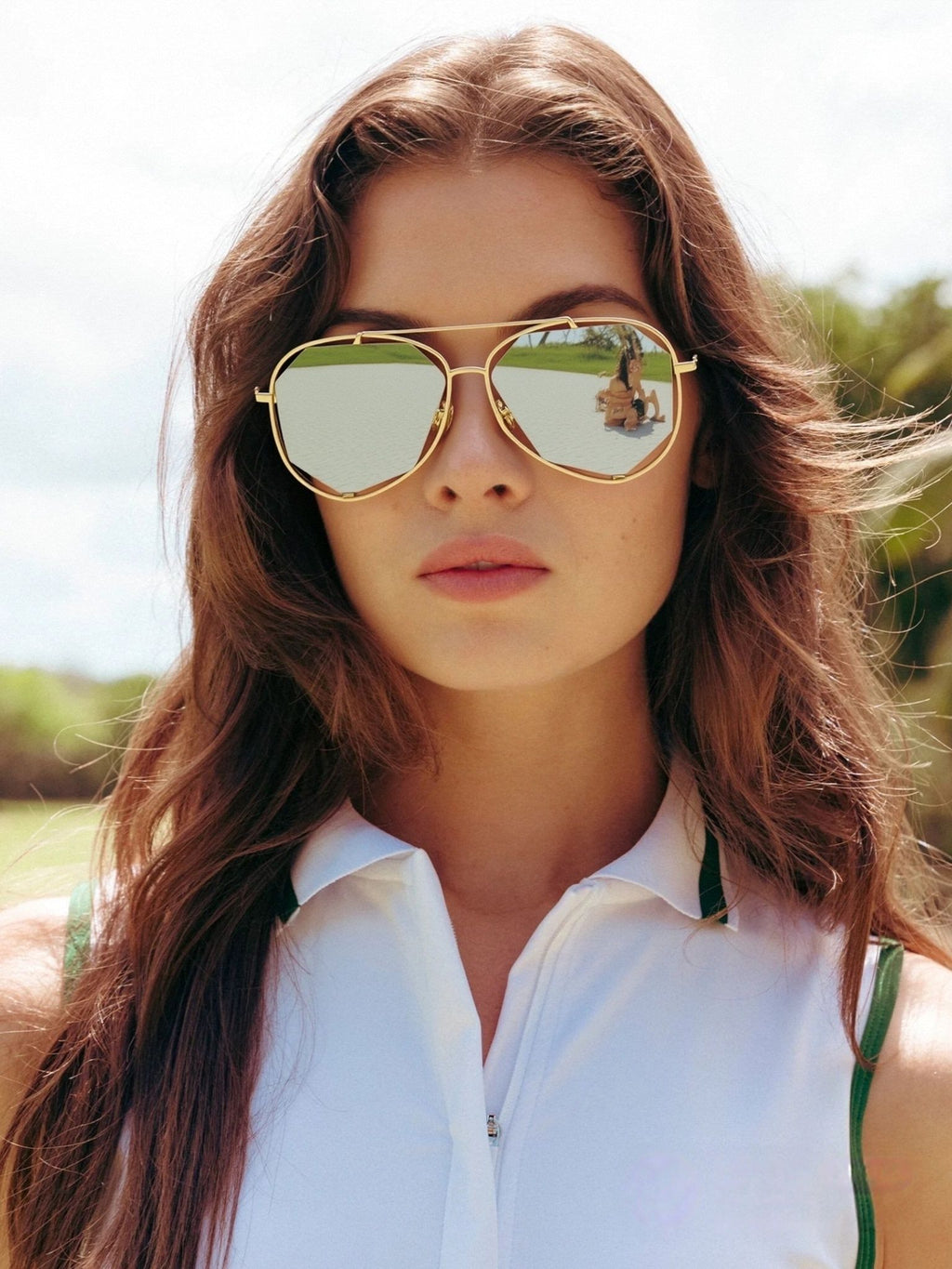 The Aura очки солнцезащитные H8607HD22