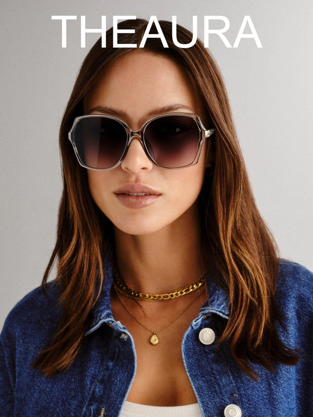 The Aura очки солнцезащитные H8637TR37