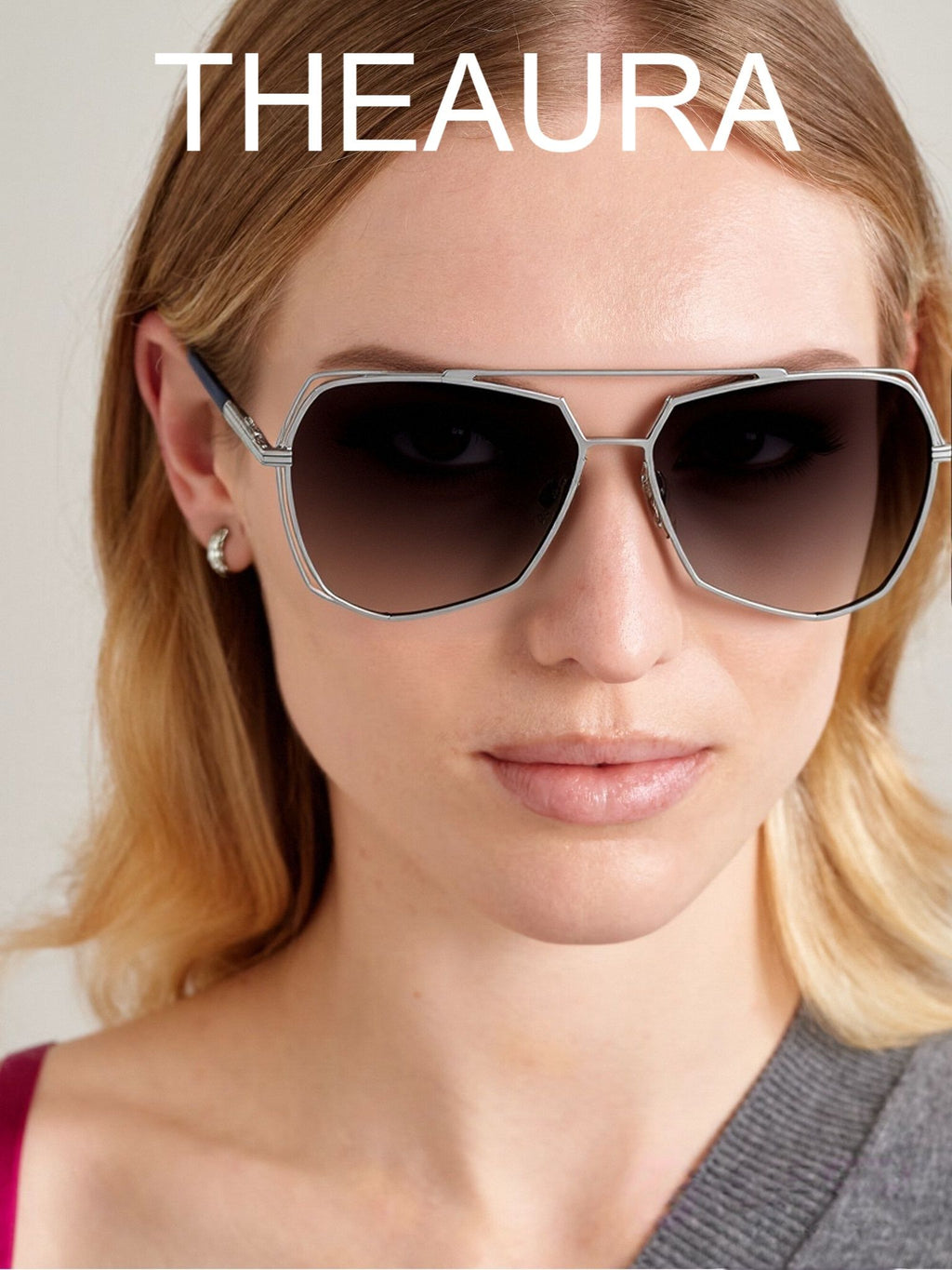 The Aura очки солнцезащитные N6556TD12
