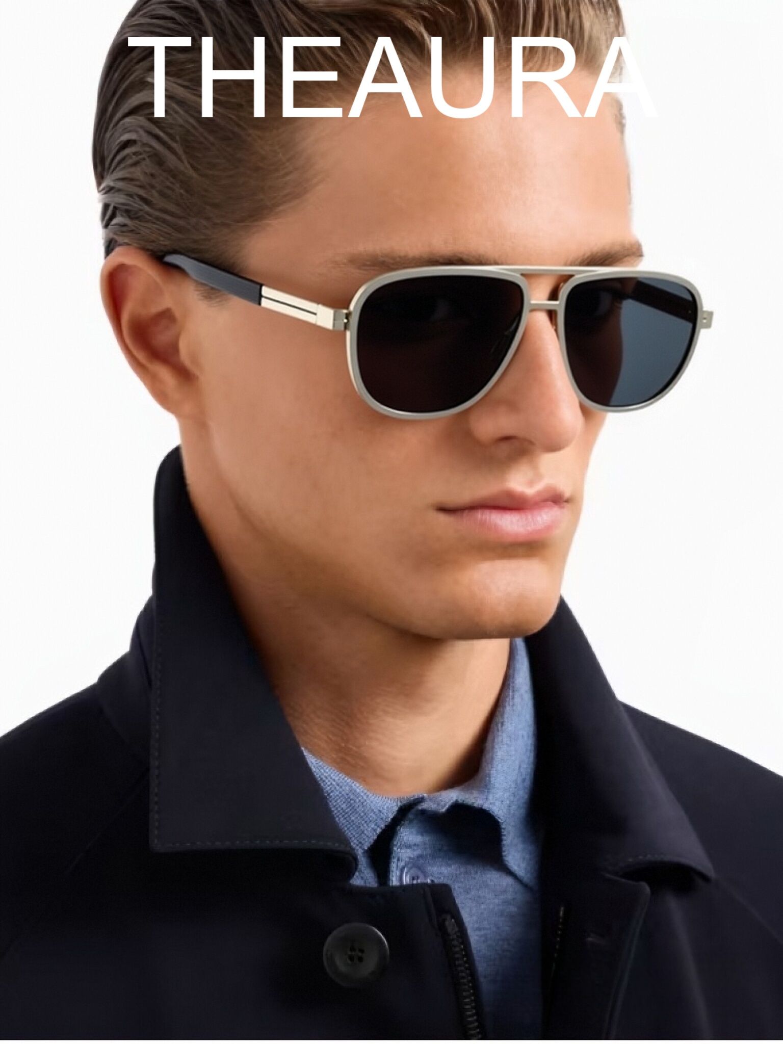 The Aura очки солнцезащитные HN21200-B05-3